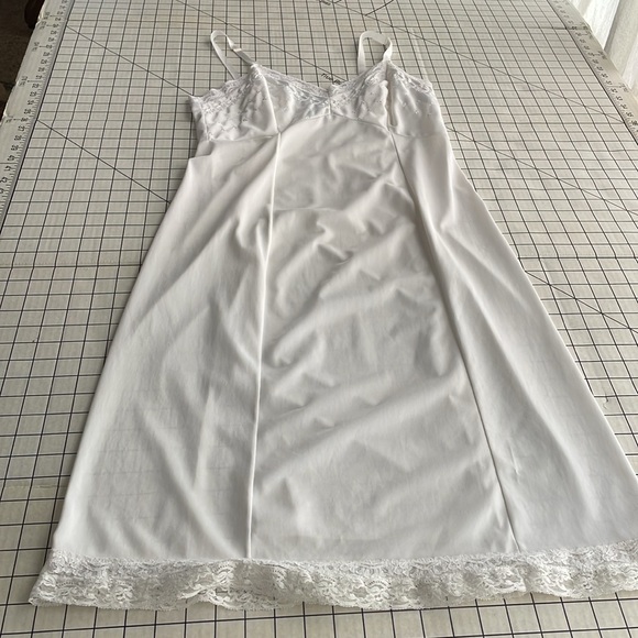 Vintage Sears The Doesnt Slip white slip, size tall 36 - Picture 4 of 10